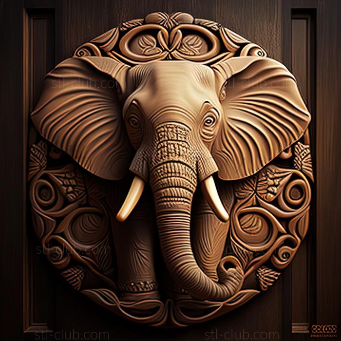 3D model st Elephant from Dumbo (STL)